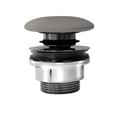 GSI GSI umyvadlová výpust 5/4“, click-clack, keramická zátka, 5-65mm, tortora mat