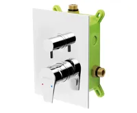 NOVASERVIS Podomítková baterie s boxem 2 vývody, VISION X - BOX42051R,0