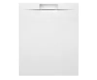 POLYSAN KAZUKO sprchová vanička z litého mramoru, obdélník 110x90cm, bílá