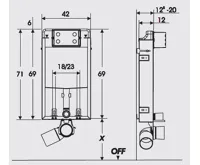 PROFI Tech WC komplet Kombifix Euroline (6)