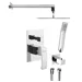 SAPHO GINKO podomítkový sprchový set s pákovou baterií, 2 výstupy, chrom