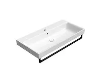 GSI NUBES čelní držák ručníků 100cm, černá (1)