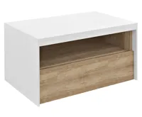 SAPHO VIERA umyvadlová skříňka 80x44x50cm, bílá mat/dub Alabama