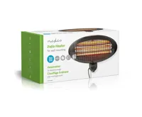 Ohřívač terasy | 2000 W | 3 Nastavení Teploty | Na zeď | IP34 | Černá (10)