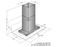 CATA Odsavač par EMPIRE VIP OD 710090 + DÁLKOVÉ OVLÁDÁNÍ (1)