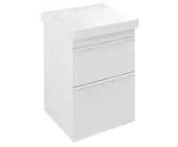 SAPHO SITIA umyvadlová skříňka 46,4x70x44,2cm, 2xzásuvka, bílá mat
