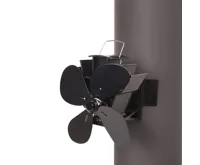 HS Flamingo Ventilátor na kouřovod FLAMINGO čtyřlopatkový magnetický, černý (1)