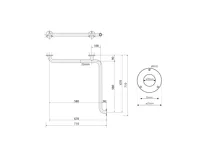 SAPHO HANDICAP madlo do sprchy 670x670mm, bílá (4)