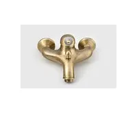 SAPHO KIRKÉ CRYSTAL nástěnná vanová baterie, páčka krystal, bronz (1)