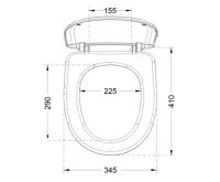 AQUALINE RIGA WC sedátko, bílá (6)