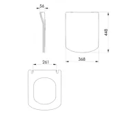 CREAVIT GLANC WC sedátko, SLIM, Soft Close, bílá (8)