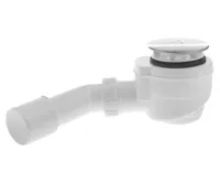 BRUCKNER Vaničkový sifon, průměr 50mm, DN40/50, krytka nerez lesk