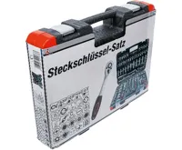 BGS Gola sada Kraftmann 172 dílů, 3x ráčna 1/4", 3/8" a 1/2" (4 ÷ 32 mm Super Lock) v kufru, BS2283 (5)