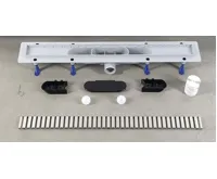 BRUCKNER Podlahový žlab s nerezovým roštem, L-710, DN50 (3)