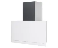 CATA Odsavač par GOYA A+, nerez, bílé sklo 900mm