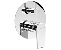 SAPHO KAI podomítková sprchová baterie, 2 výstupy, otočný přepínač, chrom SAPHO KAI podomítková sprchová baterie, 2 výstupy, otočný přepínač, chrom