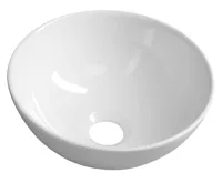 SAPHO ASTER keramické umývátko na desku, Ø 28cm, bílá SAPHO ASTER keramické umývátko na desku, Ø 28cm, bílá