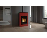 HS Flamingo Krbová kamna AQUAFLAM VARIO ® SAPORO 11/5kW červená (17)