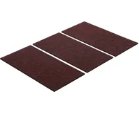 BGS Kluzáky plstěné, desky, hnědé, 100 x 200 mm, 3 kusy BGS Kluzáky plstěné, desky, hnědé, 100 x 200 mm, 3 kusy