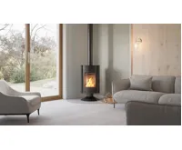 HS Flamingo Krbová kamna MASTERFLAMME ® Medie II, černá (25)