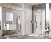 Ravak sprchový kout čtvrtkruh BLSCP4-90 lesk+Transparent Ravak sprchový kout čtvrtkruh BLSCP4-90 lesk+Transparent