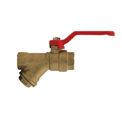 Kulový kohout voda páka s filtrem DN 15 - 1/2" filtrball
