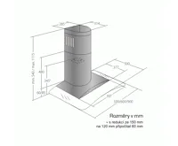 CATA Odsavač par EMPIRE VIP KD 507060 + DÁLKOVÉ OVLÁDÁNÍ (2)