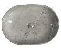 SAPHO DALMA keramické umyvadlo na desku, 59x42cm, grigio (4)