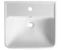 BRUCKNER NEON keramické umyvadlo 50x41,5cm, bílá (7)