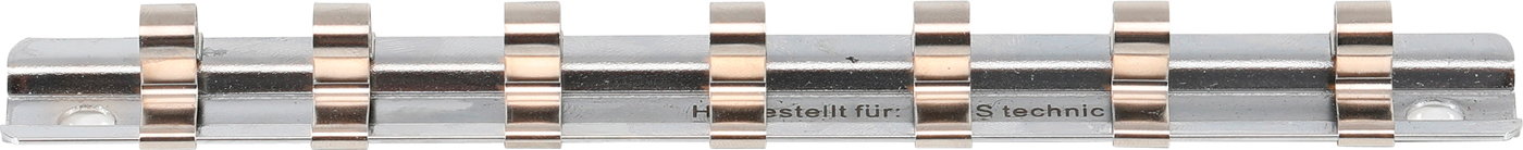 Bgs kolejnice pro 1/4" hlavice, 7 klipů