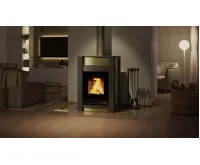 HS Flamingo Krbová kamna AQUAFLAM VARIO ® KALMAR 11/5kW olivová, elektronická regulace (14)