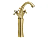 SAPHO ANTEA stojánková umyvadlová baterie vysoká s výpustí, výška 300mm, bronz