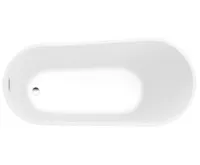 AQUALINE TISA volně stojící vana, 170x80cm, bílá (6)