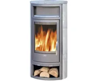 ABX Polar  4 Krbová kamna - šedý/černý plech mastek kulatý (vč.HD) | AKCE Zdravá láhev 0,7l