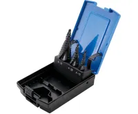 BGS Vrtáky kónické stupňovité se spirálou, průměr 4-30 mm, HSS-G, 3 díly BGS Vrtáky kónické stupňovité se spirálou, průměr 4-30 mm, HSS-G, 3 díly