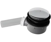 KERASAN RETRO vaničkový sifon, průměr 90mm, DN40, krytka chrom