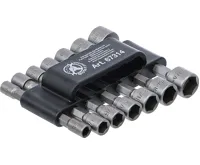 BGS Sada nástrčných hlavic, pohon vnější šestihran 6,3 mm (1/4&quot;), metrická + palcové, 14díl