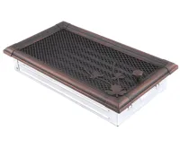 HS Flamingo Krbová mřížka 16x32 cm, RETRO měděná patina s žaluzií