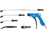 BGS Pneumatická ofukovací pistole, s 5 nástavci (2)