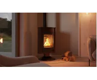 HS Flamingo Krbová kamna MASTERFLAMME ® Medie II, hnědá - sametová (13)