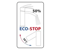 SAPHO AXUS stojánková dřezová baterie s výsuvnou sprškou, výška 345 mm, chrom (2)