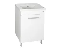 AQUALINE SAVA 55 keramické umyvadlo nábytkové 55x46cm, bílá (7)