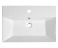 ISVEA SISTEMA keramické umyvadlo 60x42cm, bílá (5)