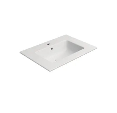 GSI PURA keramické umyvadlo Slim 62x46cm, bílá mat