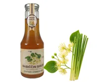 Nature NoTea s.r.o. Babiččin bylinný sirup - Květ lípy s citronovou trávou 0.5l