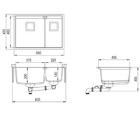 Aquasanita - Helika Delicia 650.1 black metallic (2)