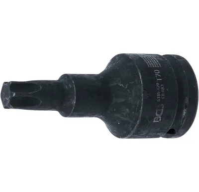 BGS Hlavice zástrčná tvrzená, délka 100 mm, 20 mm (3/4"), T-profil (pro Torx) T70 - BGS 6185-T