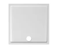 JIKA PADANA Sprchová vanička, litý mramor, čtvercová, 90x90x3, Bílá