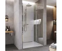 NOVEA Sprchové dveře, 80x200 cm, chrom ALU, sklo Čiré, pravé provedení