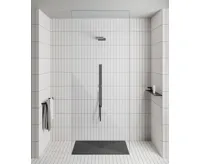 GSI Keramická sprchová vanička, obdélník 120x80x2cm, černá mat (3)